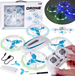 Μίνι LED drone με προστασία ελίκων και ακροβατικά με τηλεχειρισμό