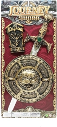 Χάλκινο σετ σπαθιού και ασπίδας 47 cm