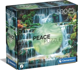 Παζλ 500 κομματιών CLEMENTONI Peace Collection – Καταρράκτης The Flow