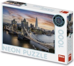 Νέον παζλ Λυκόφως πάνω από το Tower Bridge 1000 κομμάτια