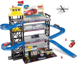 Μεγάλο γκαράζ στάθμευσης με ελικοδρόμιο