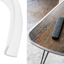 Διαφανής σιλικονούχα προστατευτική ταινία για άκρες επίπλων 1 m