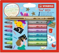 STABILO Trio Deco σετ 8 μεταλλικών μαρκαδόρων