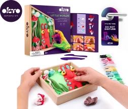 Okto μοντελοποίηση – μικρός κόσμος σε κορνίζα ξωτικό 21 × 21 cm