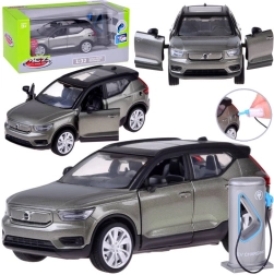 Μεταλλικό μοντέλο ηλεκτρικού crossover Volvo XC40 με λειτουργία φωτισμού και ήχων