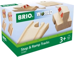 Brio stop & ramp tracks – τερματικές ράγες και ράμπες για ξύλινο σιδηρόδρομο