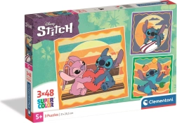 Clementoni παζλ Stitch: φιλικός εξωγήινος 3×48 κομμάτια