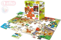Efko baby puzzle big farma – μεγάλα κομμάτια 24 τεμαχίων