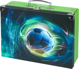 Πτυσσόμενη σχολική βαλίτσα με ποδοσφαιρική μπάλα Baagl