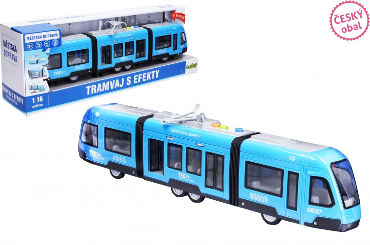 Τραμ 44 cm με εφέ με μηχανισμό αδράνειας – τσεχική συσκευασία