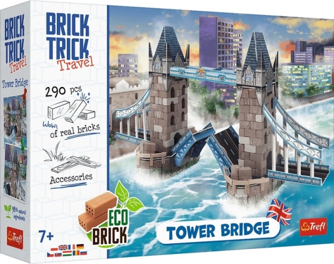 Κατασκευαστικό σετ από τούβλα Tower Bridge – TREFL Brick Trick Travel (290 τεμάχια)