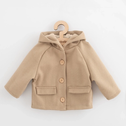 Παιδικό φθινοπωρινό παλτό με κουκούλα New Baby UNI 104