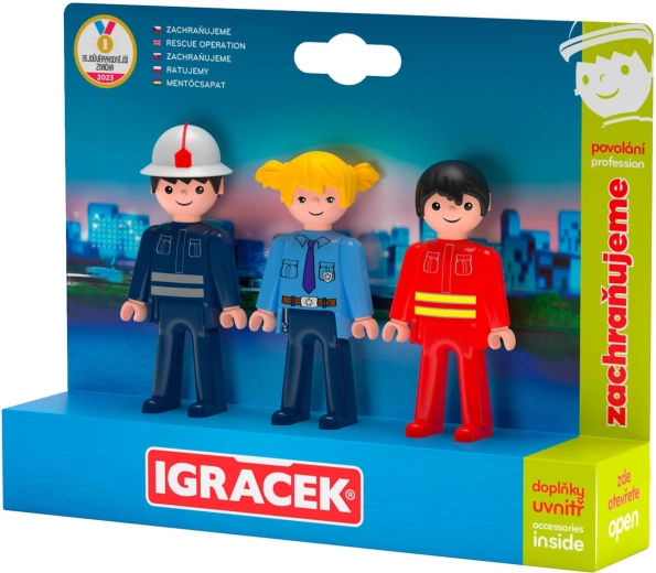 Efko Igráček Trio σώζουμε – σετ αρθρωτών φιγούρων με αξεσουάρ