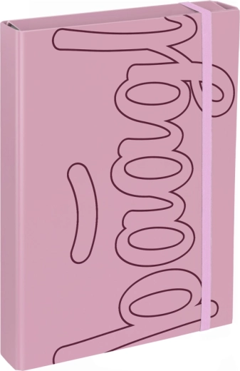 Baagl φάκελος για σχολικά τετράδια A4 Jumbo Rose