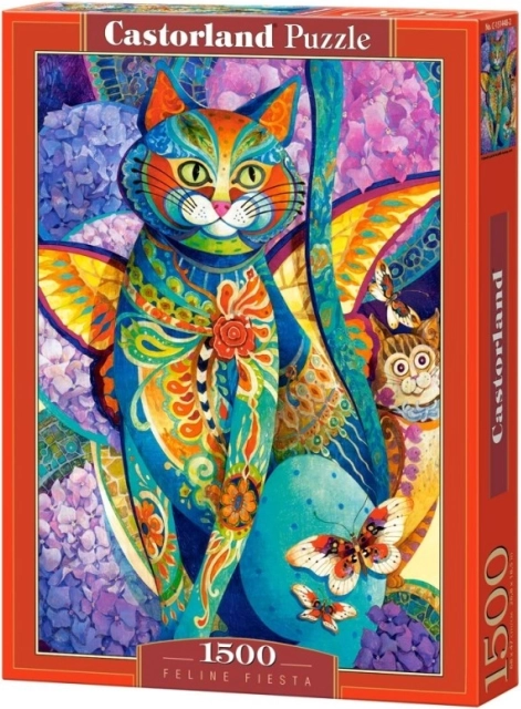 Παζλ 1500 κομματιών Feline Fiesta