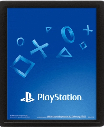 3D λεντικουλά αφίσα PlayStation