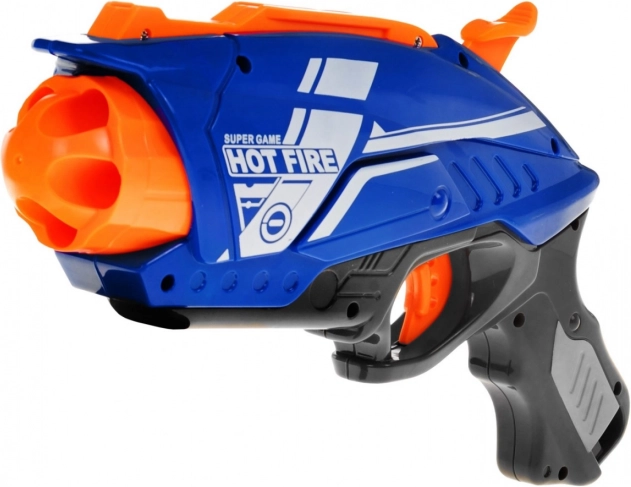 Παιδικό πιστόλι για αφρώδη βελάκια BLAZE STORM Hot Fire, χειροκίνητο με ελατήριο, 20 βελάκια