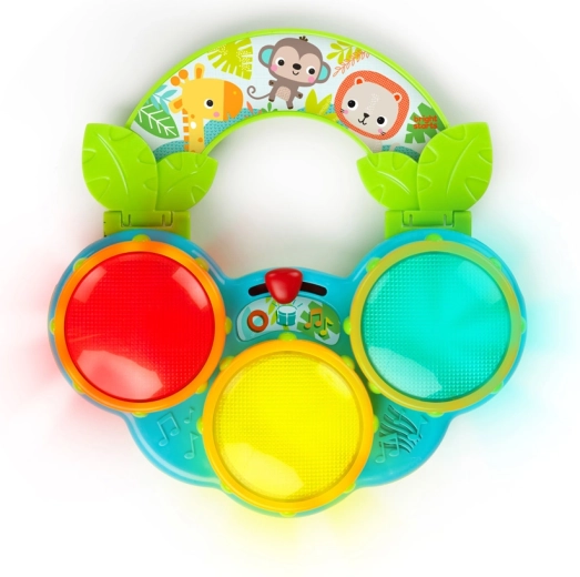 Bright Starts τύμπανα Safari Beats για μωρά 3m+