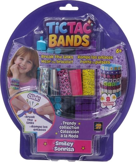 Tictac Bands σετ για την κατασκευή βραχιολιών με φατσούλες - 8 τεμ.
