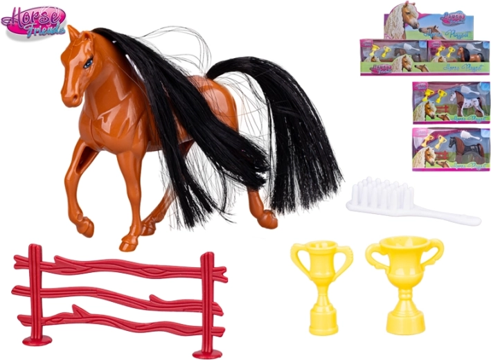 Horse Friends άλογο με αξεσουάρ 9,5 cm