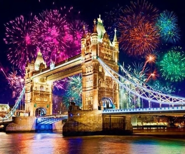 Norimpex ζωγραφική με αριθμούς London Tower Bridge 40 × 50 εκ.