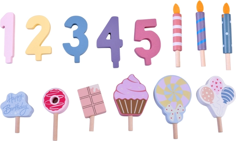 Ανταλλάξιμες διακοσμήσεις και αριθμοί 1–5