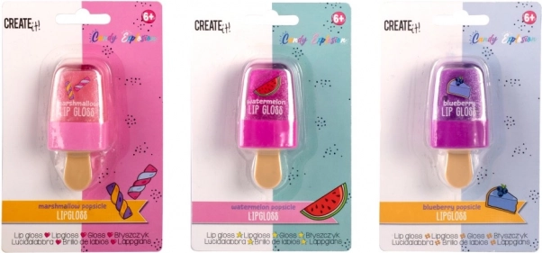 Create It! γυαλιστικό χειλιών με άρωμα καραμέλας Popsicle για παιδιά