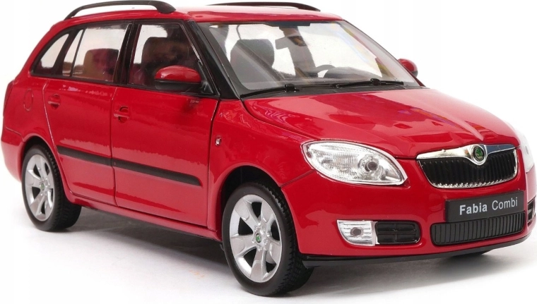 Welly μεταλλικό μοντέλο αυτοκινήτου Škoda Fabia Combi II (2009) 1:24 κόκκινο