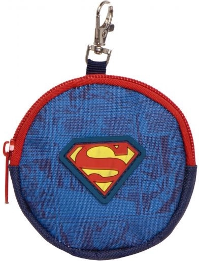 Στρογγυλό πορτοφολάκι για κέρματα Superman 9 × 9 × 2 cm