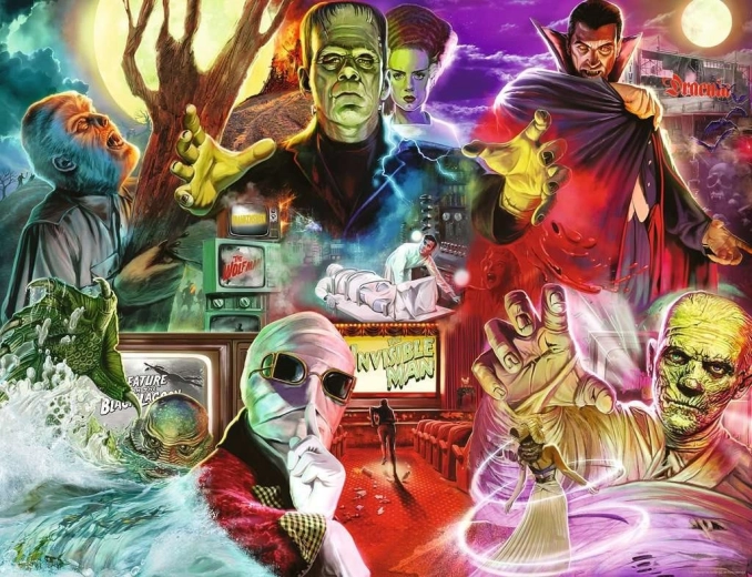 Παζλ Ravensburger Universal Monsters 2000 κομματιών
