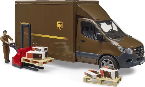 Βαν UPS Bruder MB Sprinter με φιγούρα και αξεσουάρ