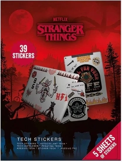 Αυτοκόλλητα Stranger Things 4 τεχνικά