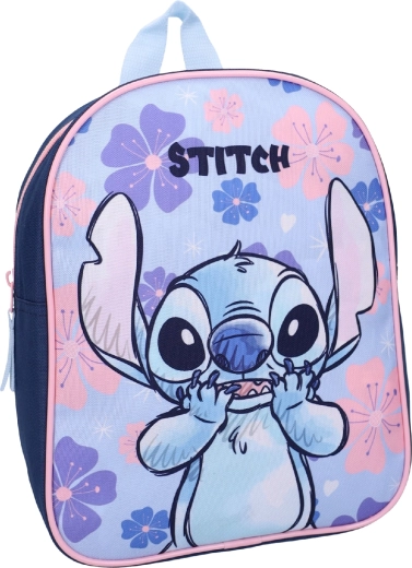 Έντονο μοτίβο του Stitch και λουλουδάτος σχεδιασμός