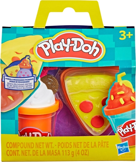 Hasbro Play-Doh δημιουργικό σετ πίτσα και μιλκσέικ