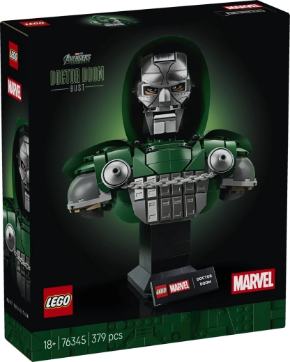 LEGO Marvel προτομή του Doctor Doom