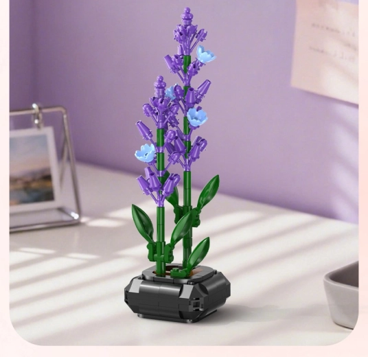 Ρεαλιστική λεβάντα ως διακοσμητικό design