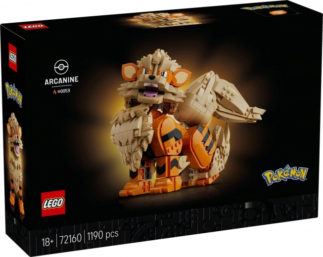 Κατασκευαστικό σετ LEGO Pokémon Arcanine για ενήλικες