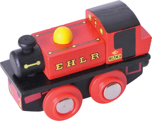 Ξύλινο αντίγραφο μηχανής Jack Bigjigs Rail