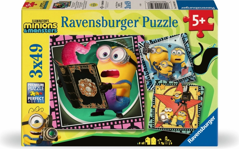 Παζλ Ravensburger Mimoni a monstra 3x49 κομμάτια