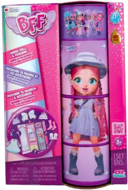 Κούκλα CRY BABIES BFF Katie – μοδάτη κούκλα με αξεσουάρ