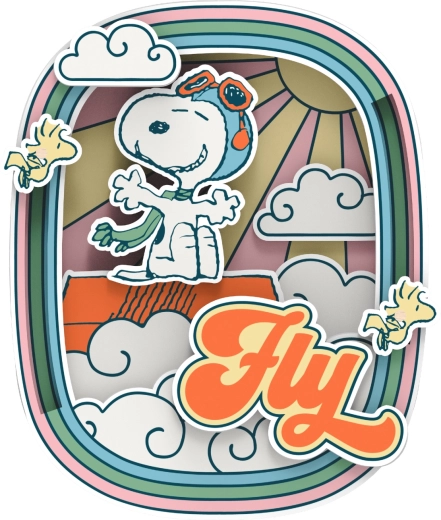 Εμβληματικό μοτίβο FLY με τον SNOOPY