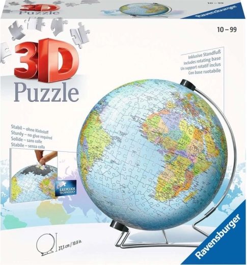 Ravensburger 3D παζλ Γη – παιδική υδρόγειος 180 τεμαχίων
