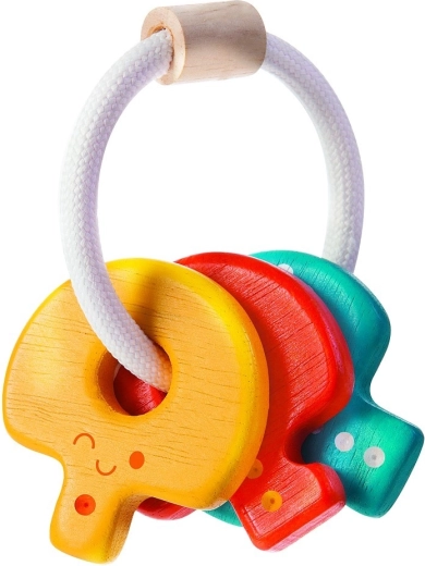 Κουδουνίστρα Plan Toys με κλειδιά