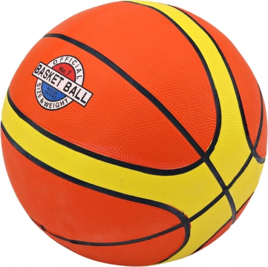 Μπάλα μπάσκετ 7–9 lbs, πορτοκαλί-κίτρινη, μέγεθος 7