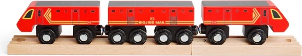 Ξύλινο ταχυδρομικό τρένο Bigjigs Rail
