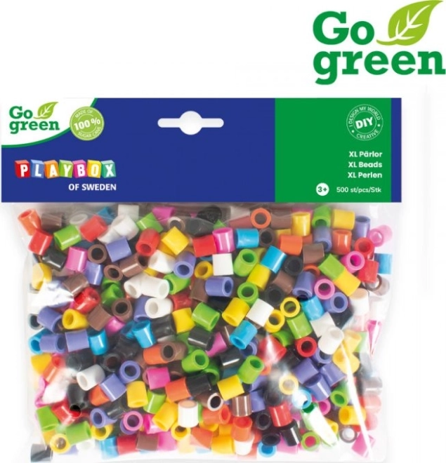 Σιδερώσιμες χάντρες PLAYBOX Go Green XL 500 τεμ.