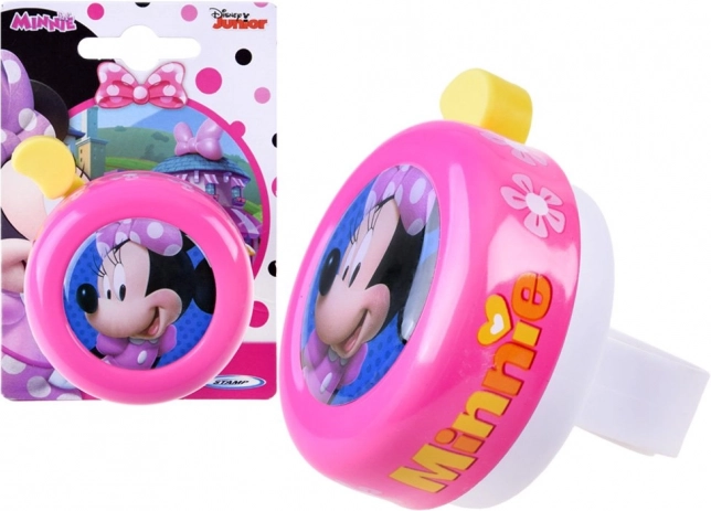Παιδικό κουδουνάκι ποδηλάτου Minnie Mouse 55 mm, ροζ-μωβ