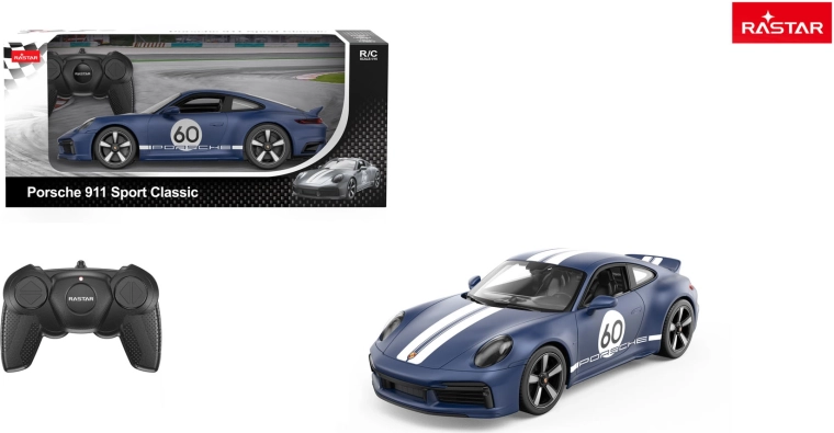 Rastar τηλεκατευθυνόμενο αυτοκίνητο Porsche 911 Sport Classic 1:16 μπλε