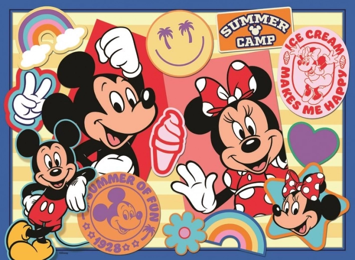 Παζλ RAVENSBURGER Mickey και Minnie στην εκδρομή XXL 200 κομμάτια
