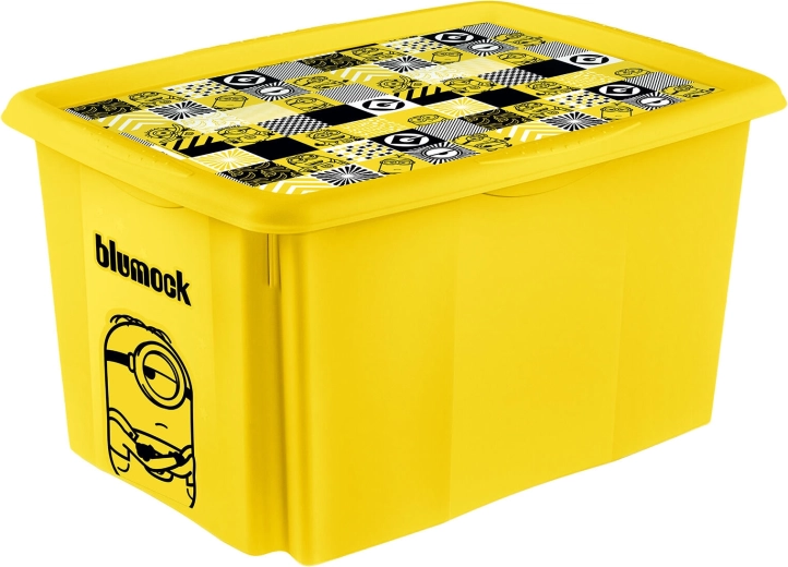 Αποθηκευτικό κουτί Minions με καπάκι 45 l